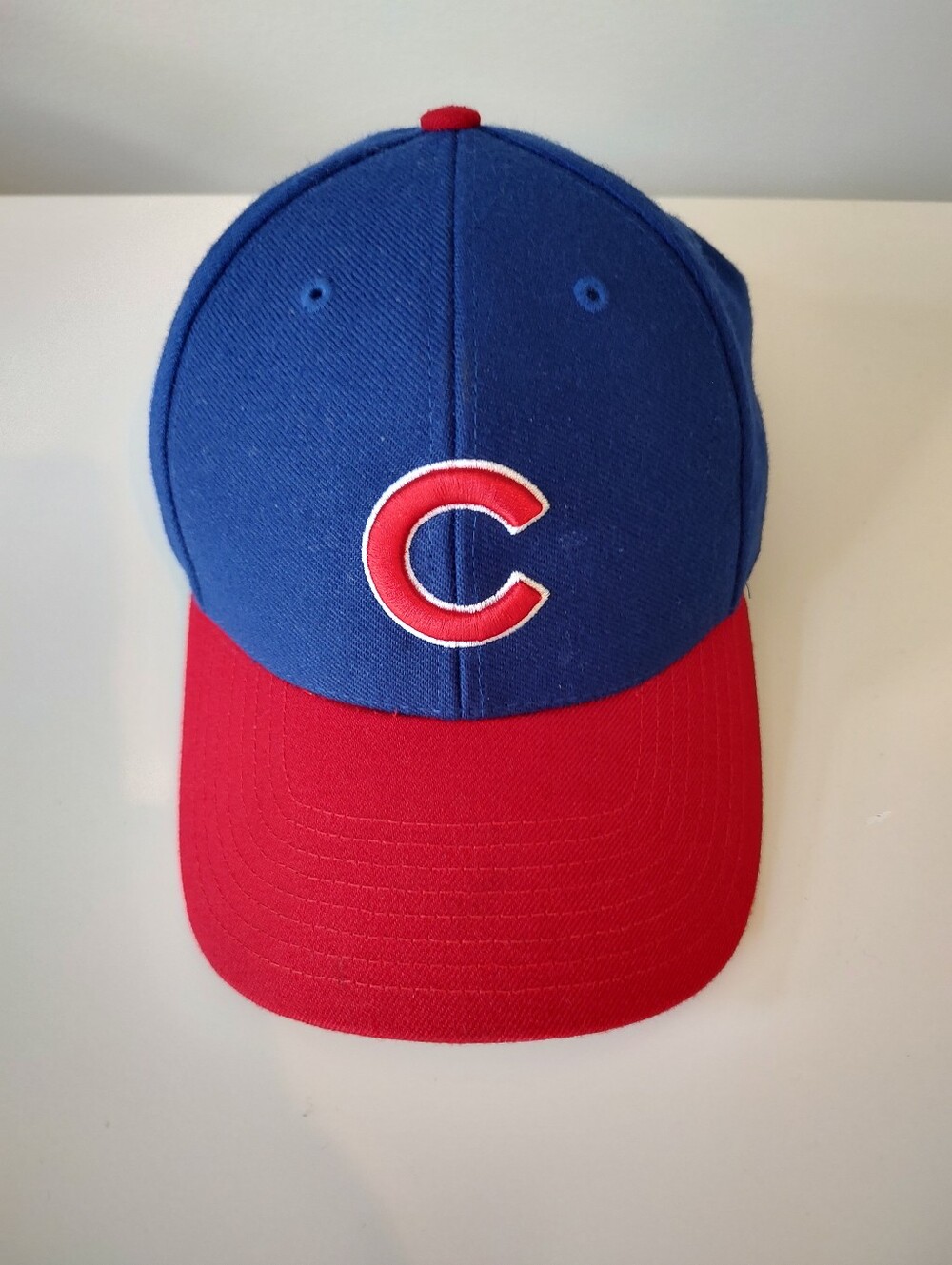Chicago Cubs Red Blue Twins Enterprise Baseball Hat Cap Wool Blend Adjustable